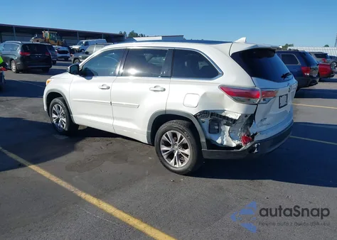 2014 Toyota Highlander Xle V6 from USA, damaged, VIN 5TDKKRFH2ES028570